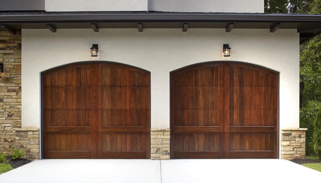 Home with Clopay Reserve Wood: Limited Edition & Custom series garage doors