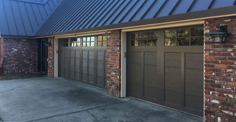 Wood style garage doors from Raynor